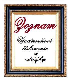 viacúrovňové číslovanie